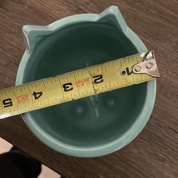 New The Fox Ceramic Succulent Mini Animal Planter Pot blue artistic 🪴 was $70 - Picture 9 of 10